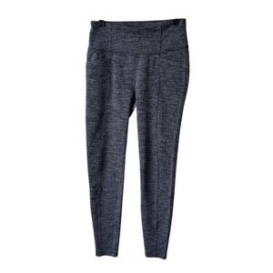 Athleta Herringbone Metro High-Waisted Legging blue white women's‎ small